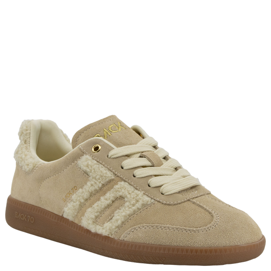 Cloud Teddy Tan Beige Sneakers-Back 70