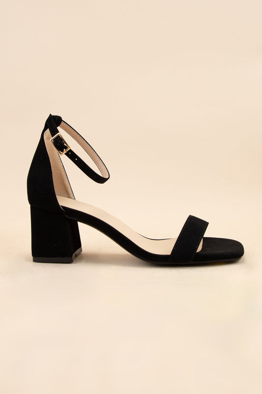 Black Eliza Kitten Heel