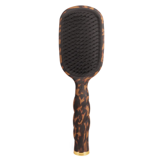 Gold and Tortoise Teleties Vented Hair Brush