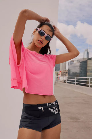 Hot Pink My Time Tee-Free People Movement