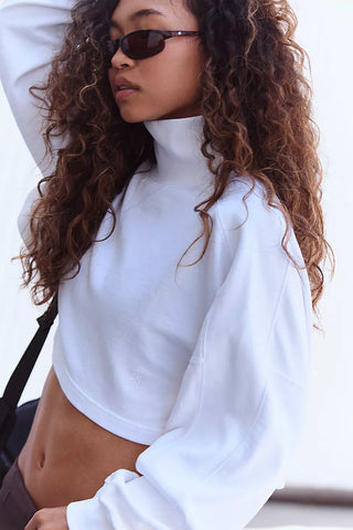 White Pick Up Game Pullover