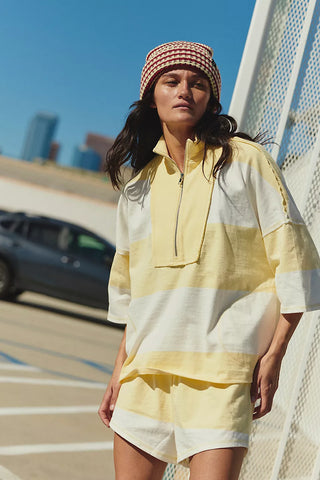 Sunlit Yellow Retro Rugby Set - FP Movement