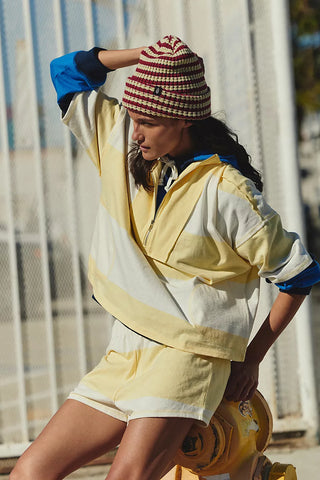 Sunlit Yellow Retro Rugby Set - FP Movement