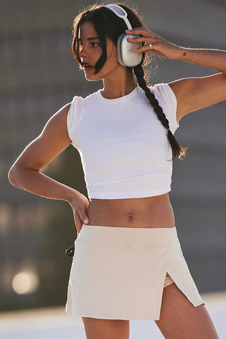 Cappucino Hot Shot Skort-Free People Movement