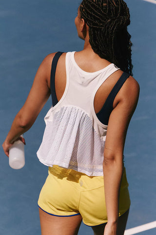 White Tempo Flash Finish Tank-Free People Movement