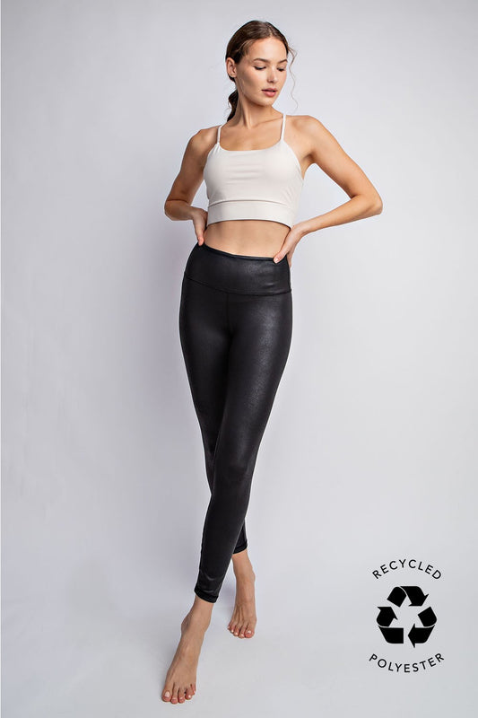 Faux Leather Legging