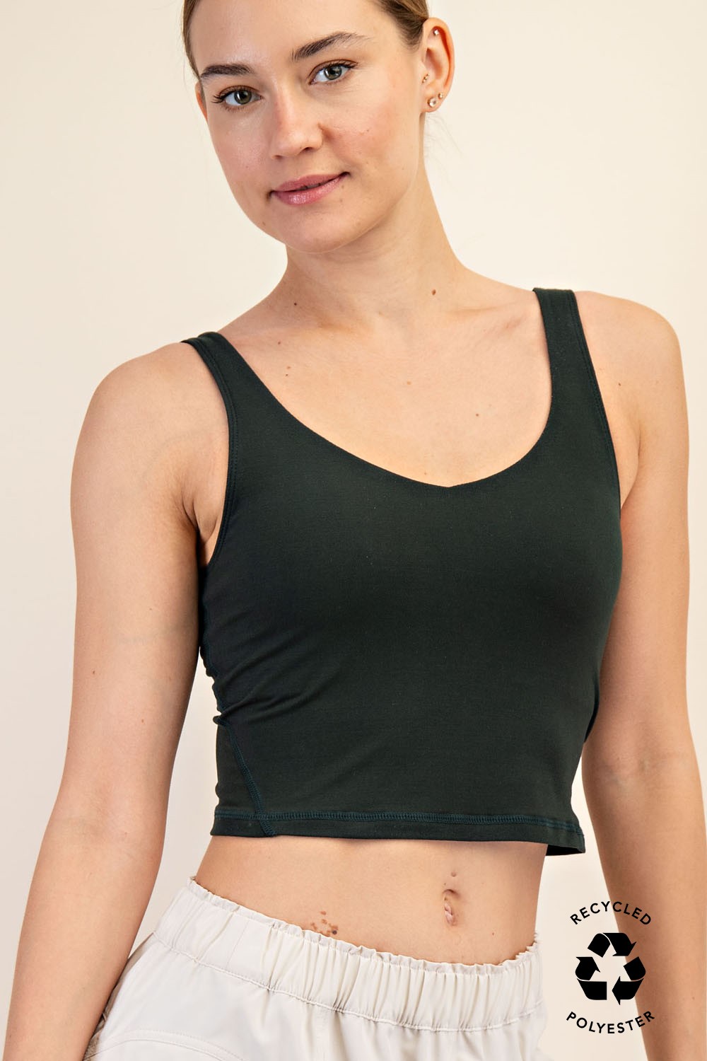 V Neck Yoga Top