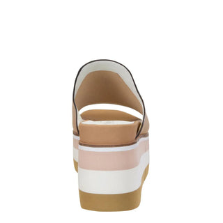Flow Ecru Platform Sandal-Naked Feet