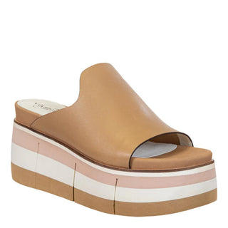 Flow Ecru Platform Sandal-Naked Feet