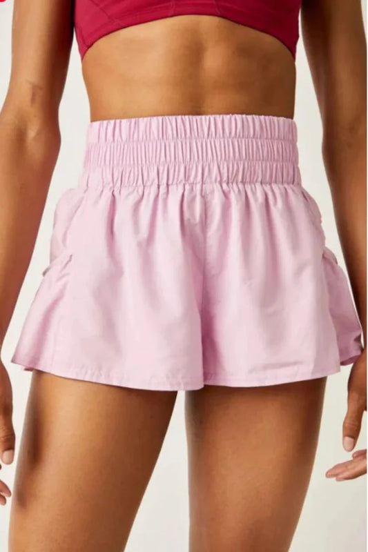 Powder Pink Get Your Flirt  On Short-Free People  Movement