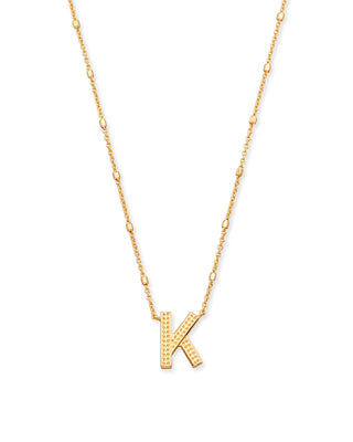 Letter Pendant Necklace in Gold-Kendra Scott