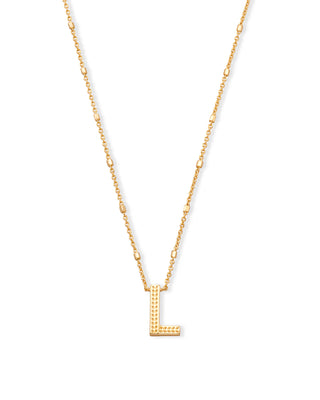 Letter Pendant Necklace in Gold-Kendra Scott