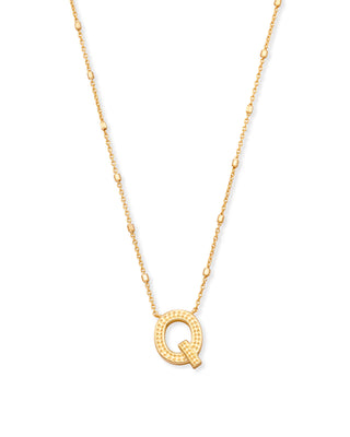 Letter Pendant Necklace in Gold-Kendra Scott