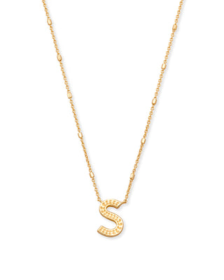 Letter Pendant Necklace in Gold-Kendra Scott