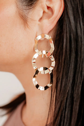 Reese Gold Statement Earrings