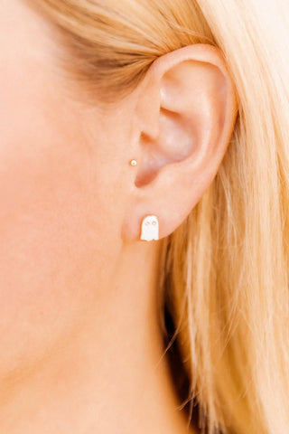 Ghost Stud Earrings