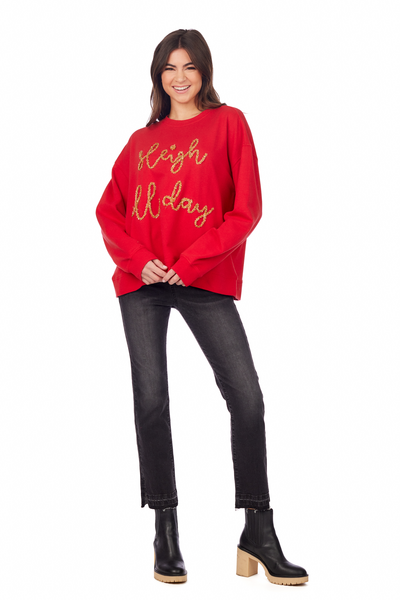 Sleigh All Day Sparkle Sweatshirt