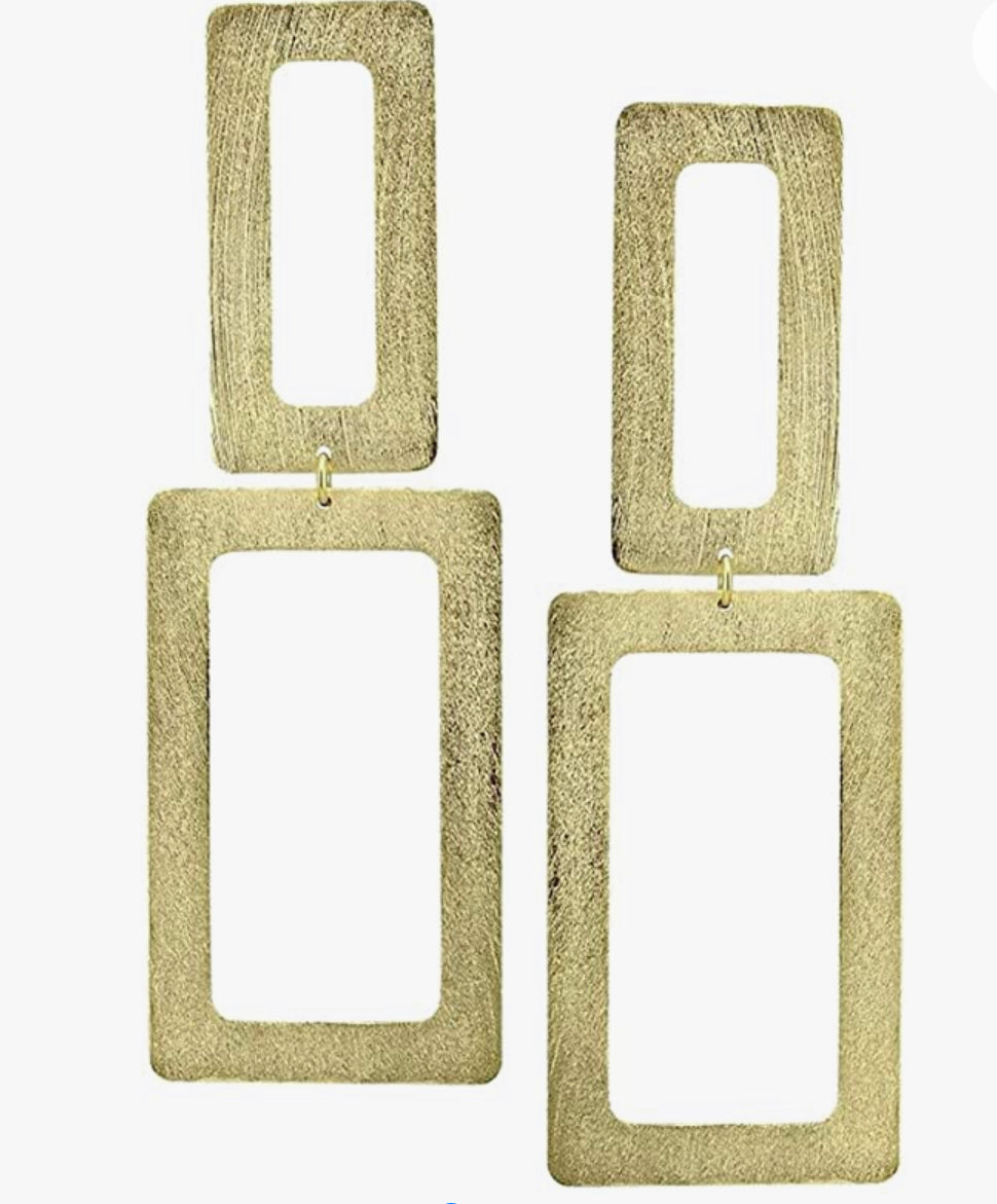 Sheila Fajl rectangle earrings