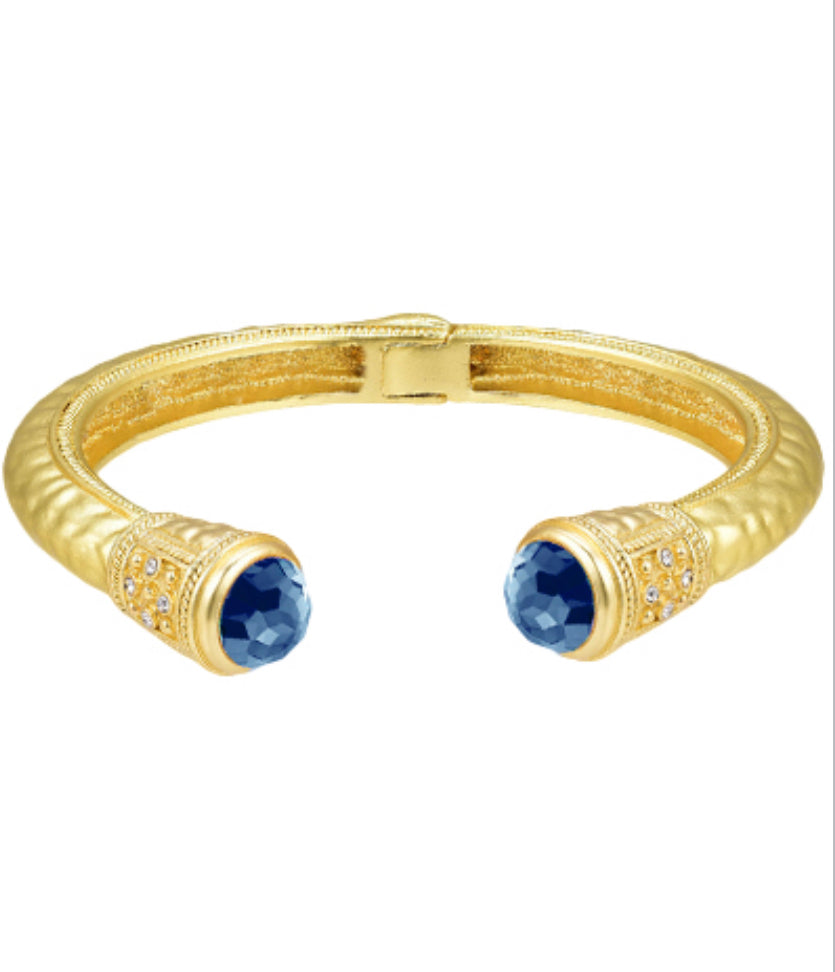 Gold Jewel Cuff Bracelet